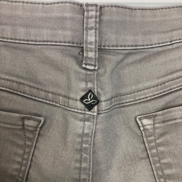 Prana Kayla Gray Jeans Size 8 29 Short Inseam Stretch Mid Rise - Picture 5 of 14